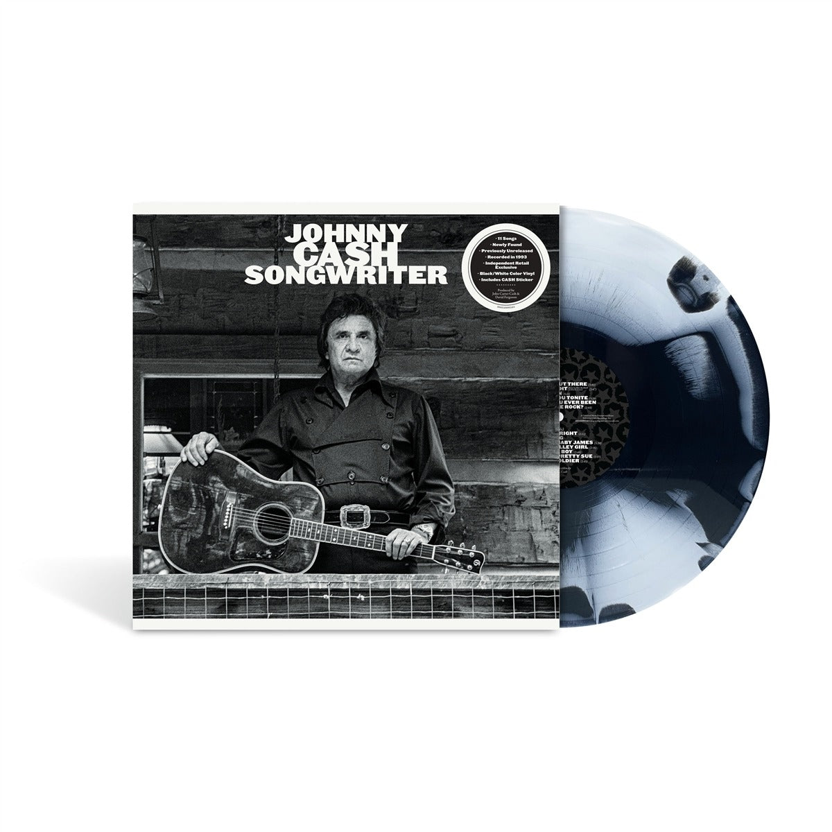 Johnny Cash: Songwriter Vinyl LP (Black & White)