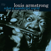 Louis Armstrong: What A Wonderful World / The Great Satchmo Live Vinyl LP (Blueberry)