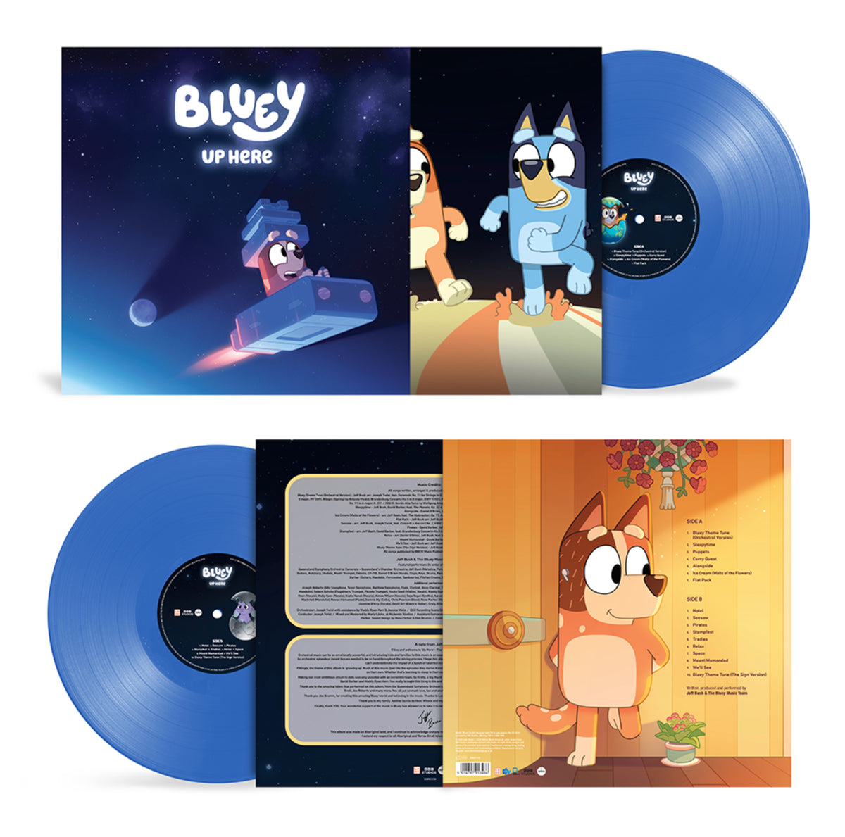 Bluey: Up Here Vinyl LP (Blue)