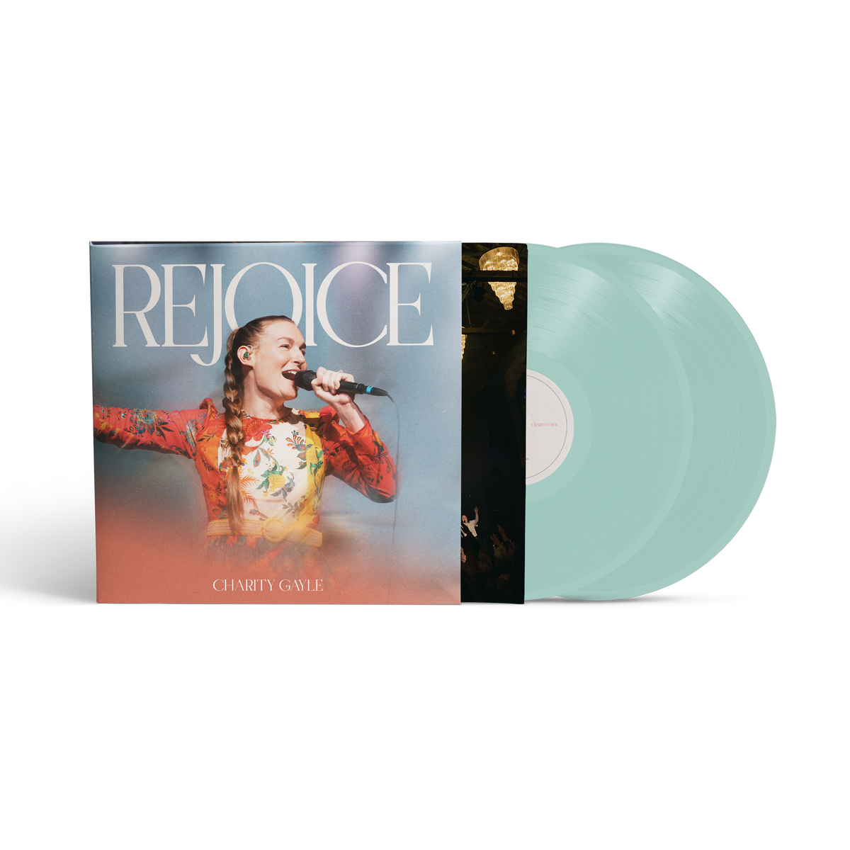 Charity Gayle: Rejoice Vinyl LP (Turquoise)