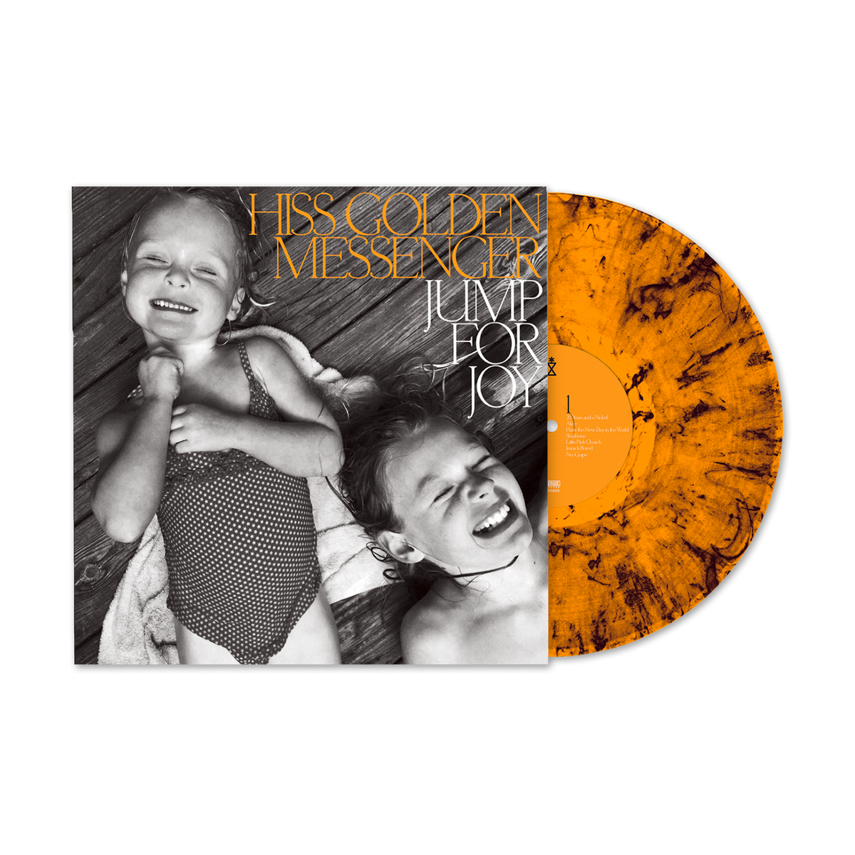 Hiss Golden Messenger: Jump For Joy Vinyl LP (Orange & Black Swirl)