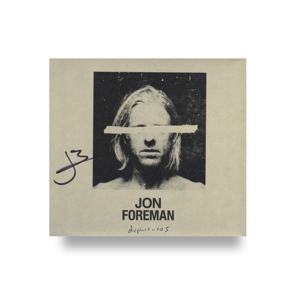 Jon Foreman: Departures CD (Autographed)