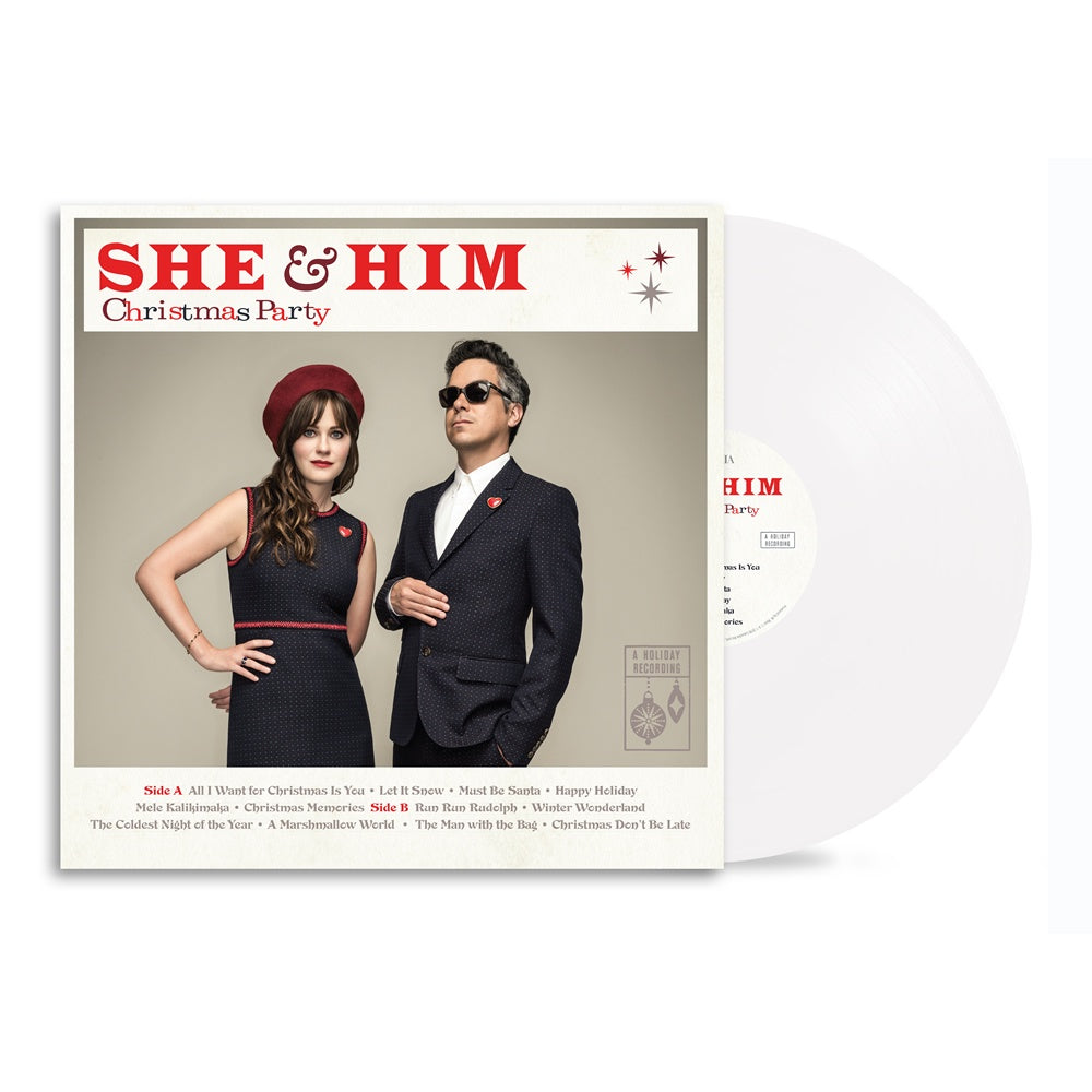 She and Him: Christmas Party Vinyl LP (Snowflake White, RSD)