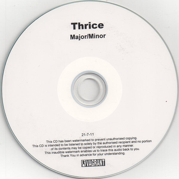 Thrice: Major / Minor CD