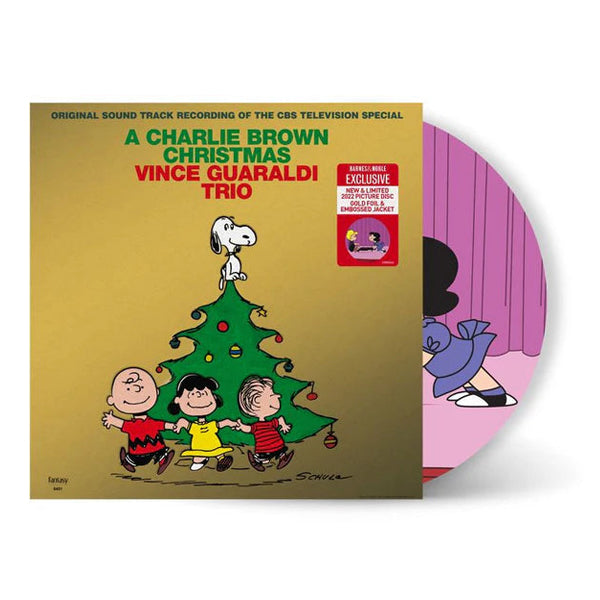 Vince Guaraldi: A Charlie Brown Christmas Vinyl LP (Gold Foil, Picture Disc)