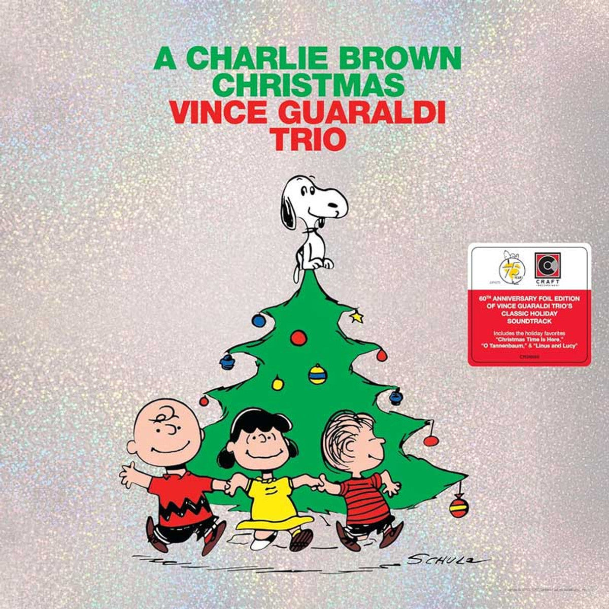 Vince Guaraldi: A Charlie Brown Christmas Vinyl LP (Holographic Sleeve)