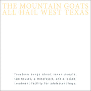 The Mountain Goats: All Hail West Texas Vinyl LP (Yellow)