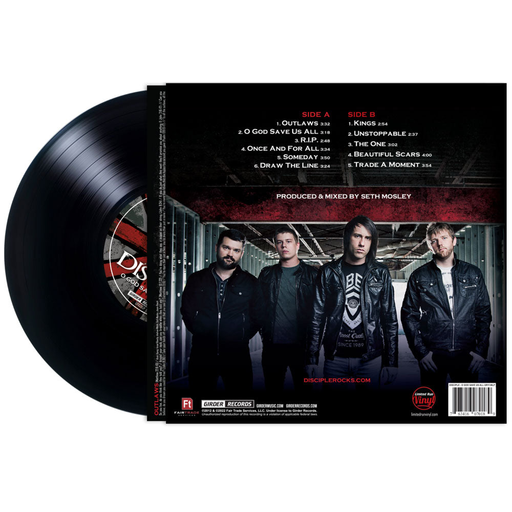 Disciple: O God Save Us All Vinyl LP