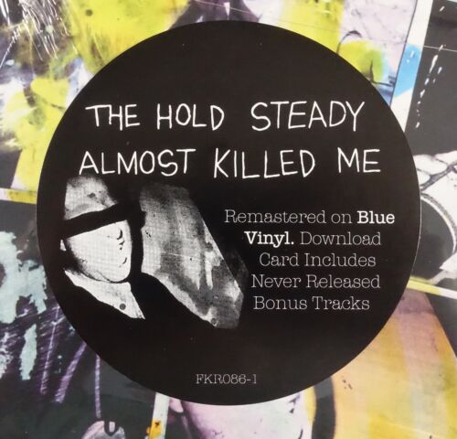 The Hold Steady: Almost Killed Me Vinyl LP (Deluxe, Blue)