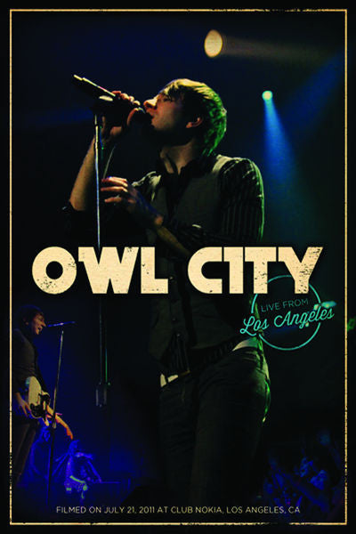 Owl City: Live From Los Angeles DVD