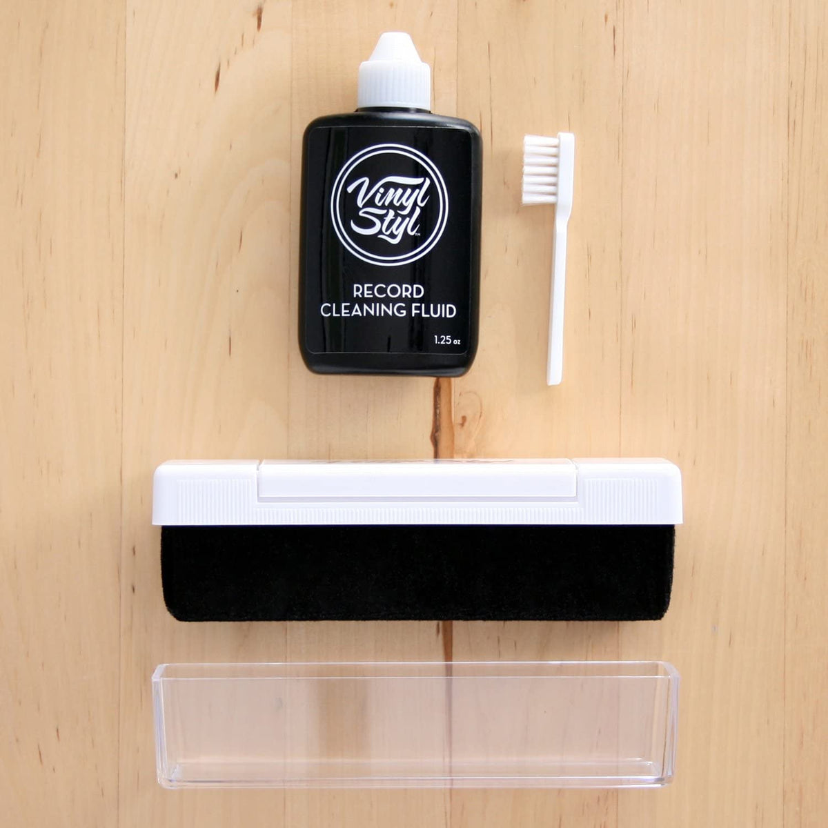 Vinyl Styl Vinyl Record Deep Cleaning System with Pad and Cleaning Fluid